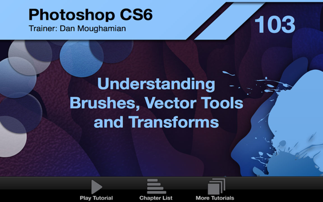 AV for Photoshop CS6 103 - Understanding Brushes, Vector Too(圖2)-速報App