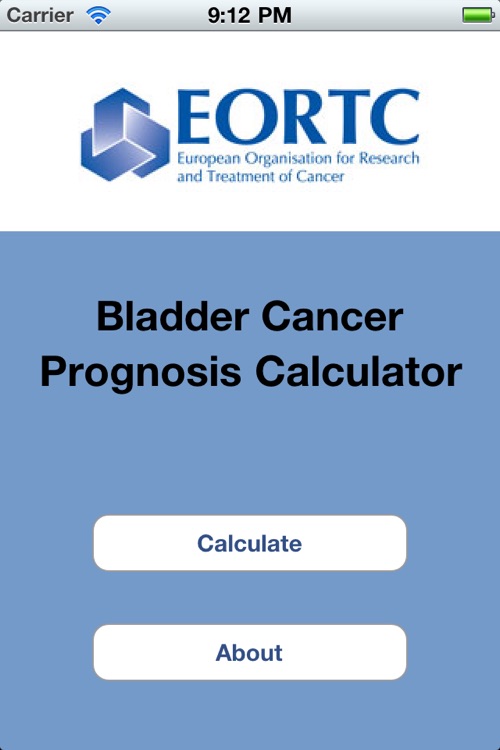 bladder cancer prognosis calculator)