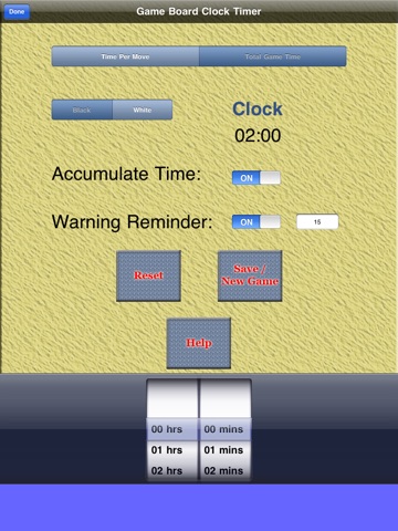 Board Game Clock Timer Free HD screenshot 4