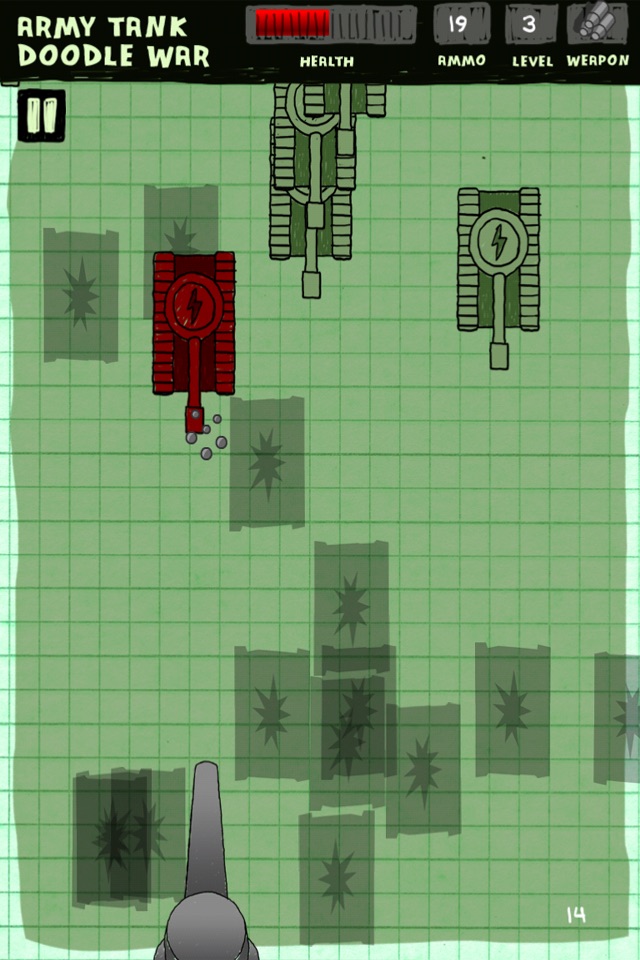 Army Tank Doodle War - A Super Fun Defense Cartoon Battle Free Game screenshot 3