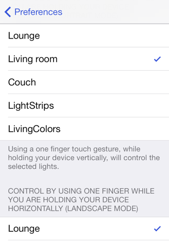 Simply Touch - control your Hue lights by simple multi-touch gestures screenshot 4