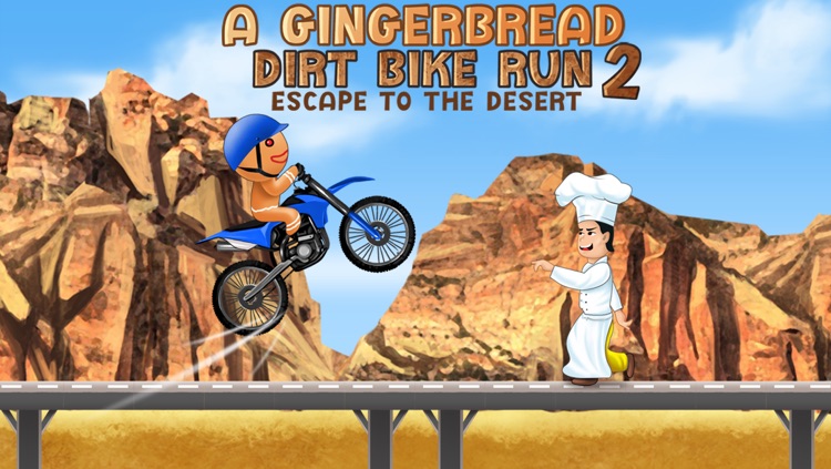 A Gingerbread Dirt Bike Run 2: Escape To The Desert – Free HD Racing Game