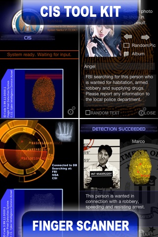 CIS Fingerprint Scanner & Spy Toolkit