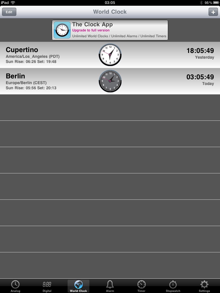 The Free Clock App screenshot 3