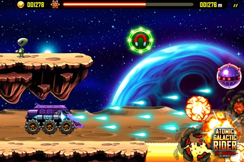 Atomic Galactic Rider - Van Pershing in Space screenshot 2