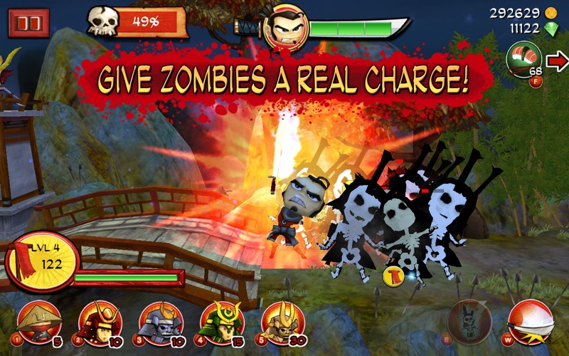 Samurai vs. Zombies Defense Screenshot