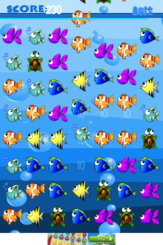 A Big Gold Fish Match 3 Mania Game – Big Action Puzzle Fun in the Sea! screenshot 4