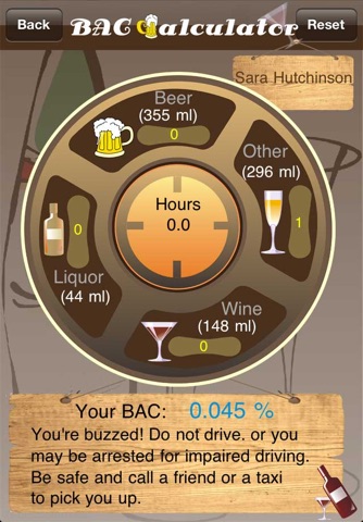 Alcohol Monitor Pro – BAC Calculator screenshot 3