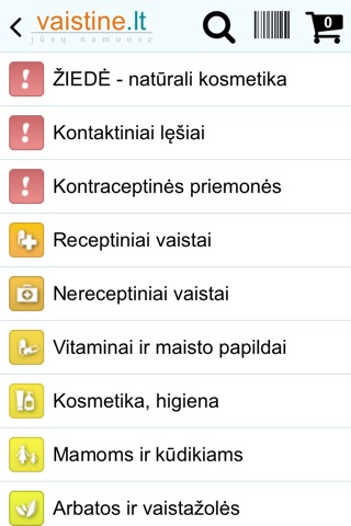 Vaistine.lt screenshot 2