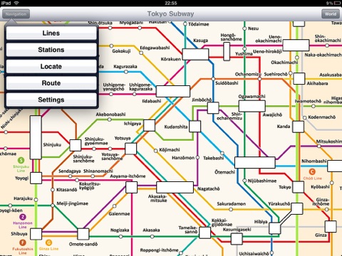 Tokyo Subway for iPad screenshot 2