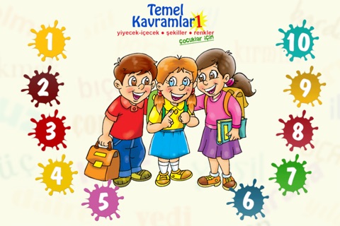 Temel Kavramlar 1 - Çocuklar için eğitici oyun-Tam Sürüm screenshot 3