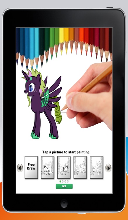 Coloring Book Pony