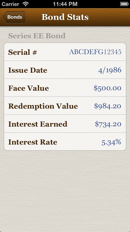 Savings Bond Calculator