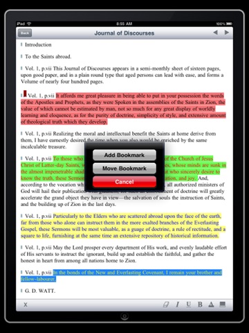 LDS Journal of Discourses for iPad screenshot 3