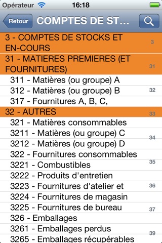 EBP Plan Comptable screenshot 2