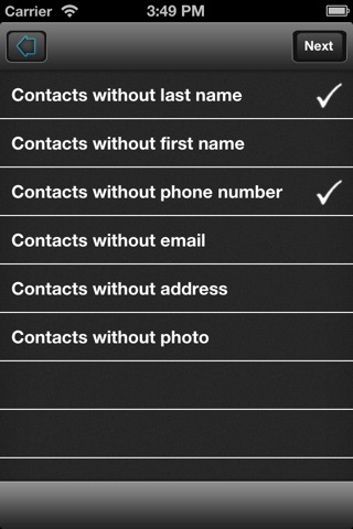 Multiple Contacts Delete and Easy BackUp screenshot 4