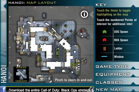 COD Black Ops MP Map App
