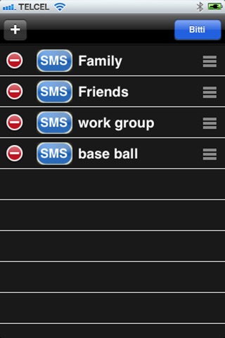 SMS group contacts screenshot 4