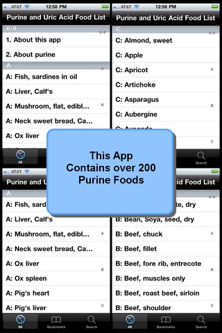 Purine and Uric Acid Food List screenshot 4