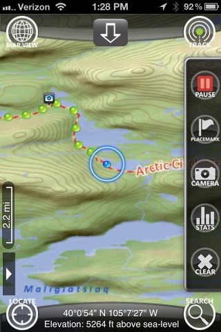 Greenland GPS screenshot 2