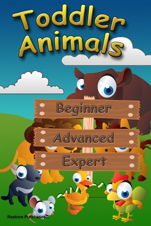 Toddler Animals - educational puzzle gam