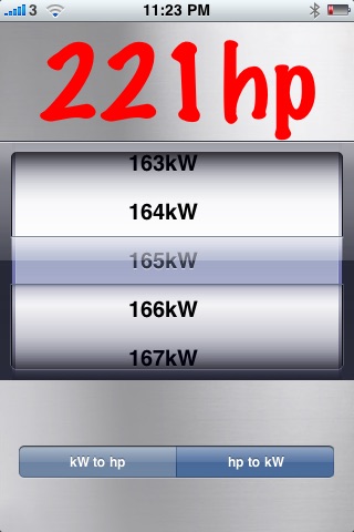 hp kW Converter screenshot 2