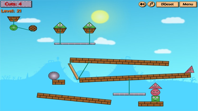 Kick The Red Block : Cut The Wood screenshot-3