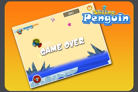 Skiing Penguin for iPhone screenshot 4