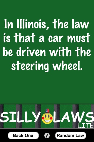 Silly Laws Lite Edition screenshot 4