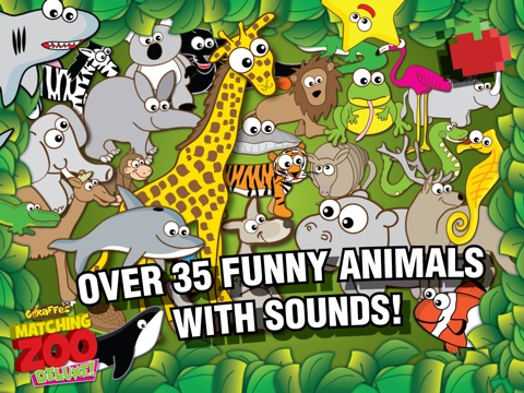 Giraffe's Matching Zoo Deluxe for iPad screenshot 4