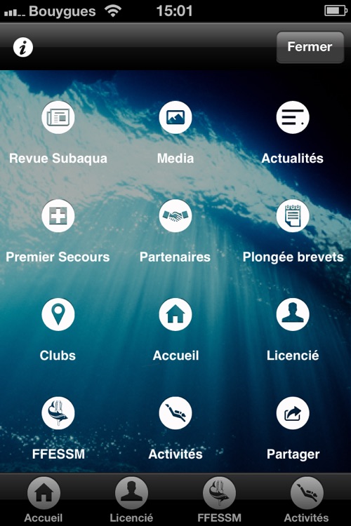 FFESSM - Fédération Française d'Etudes et de Sports Sous-Marins. Plongée et Sports subaquatiques. screenshot-3