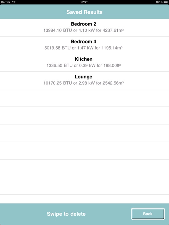 Radiator / BTU Calculator for iPad screenshot-3