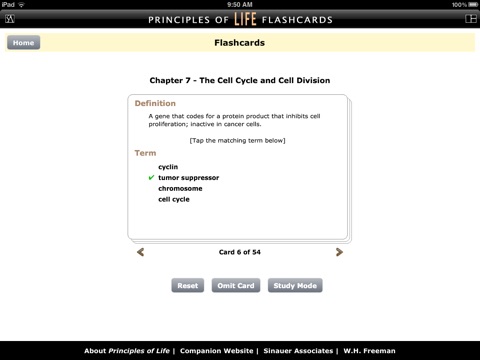 Biology Flashcards for Principles of Life screenshot 2