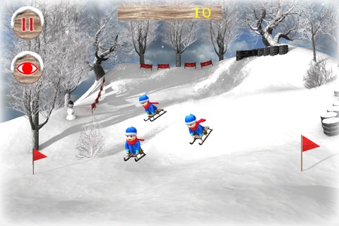 Snow Game 3D Free - First Snow screenshot 2