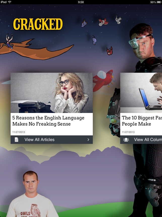 Cracked.com for iPad