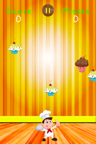 Crazy Chef Catches Cupcakes LITE screenshot 3