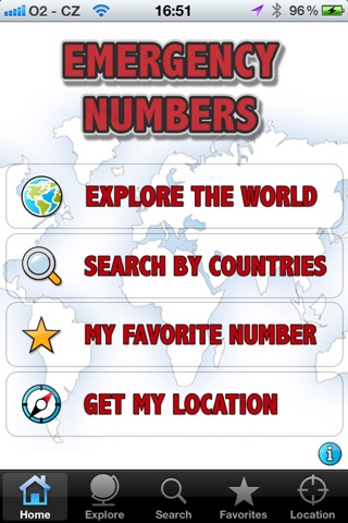 Emergency numbers from all over the world screenshot 2