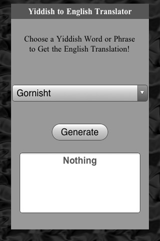 Yiddish to English Translator