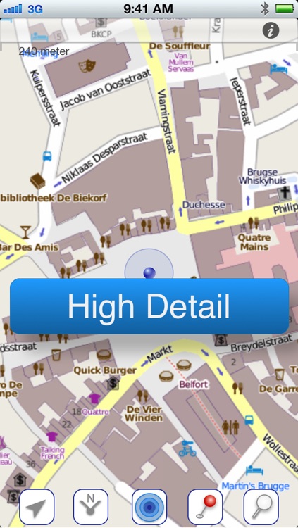 Bruges Offline Map