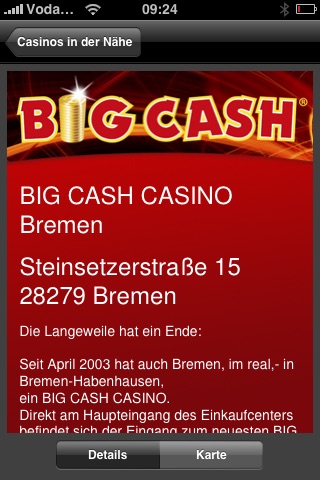 BIG CASH CasinoFinder screenshot 2