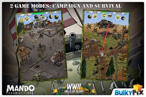 Hills of Glory: WWII Free screenshot 3