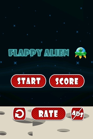 Flappy Alien - Free Fun For All The Hardest Flappy Bird ever made screenshot 2