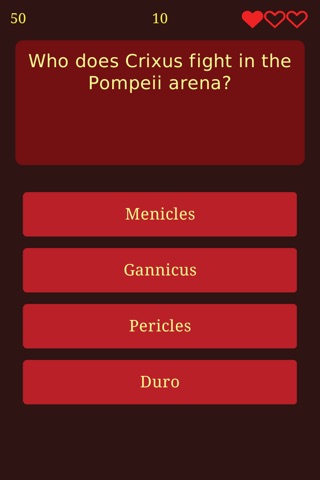 Trivia for Spartacus - Quiz Game from Historical Drama Tv Show Movie screenshot 3