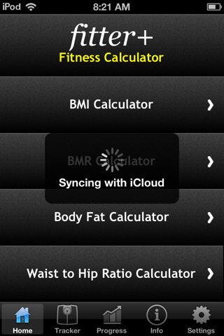 Fitter+ Fitness Calculator & Weight Tracker - Track Weight, BMI, BMR, Body Fat & Waist screenshot 3