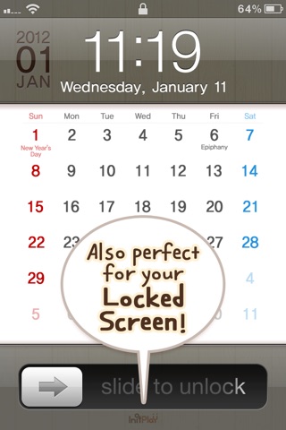 2012 Canada Calendar : Simple screenshot 3