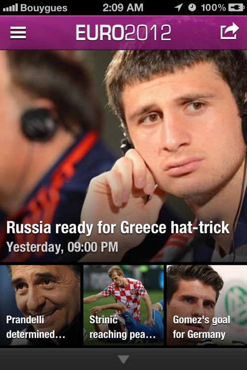 Euro 2012 - Ultimate Football News App