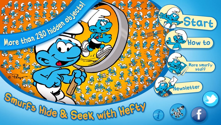 The Smurfs Hide & Seek with Hefty