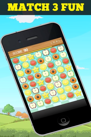 Fruit Match Madness - Match Three Puzzle Mania Blast Game screenshot 2