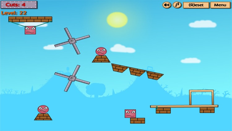 Kick The Red Block : Cut The Wood screenshot-4