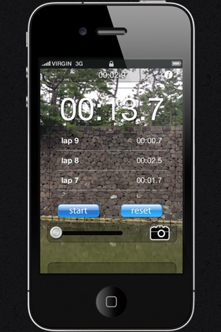 Transparent Stopwatch screenshot 2